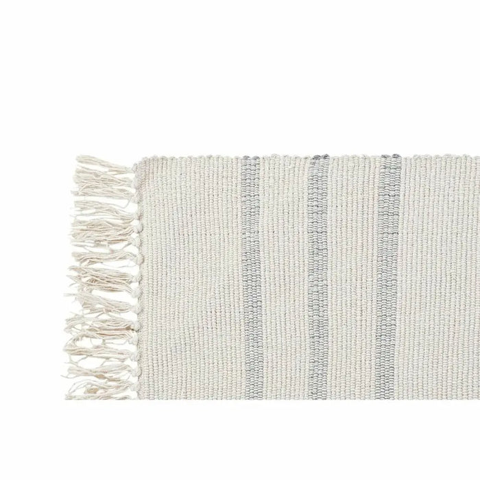 Килим DKD Home Decor 120 x 180 x 0,75 cm Сив полиестер Бял