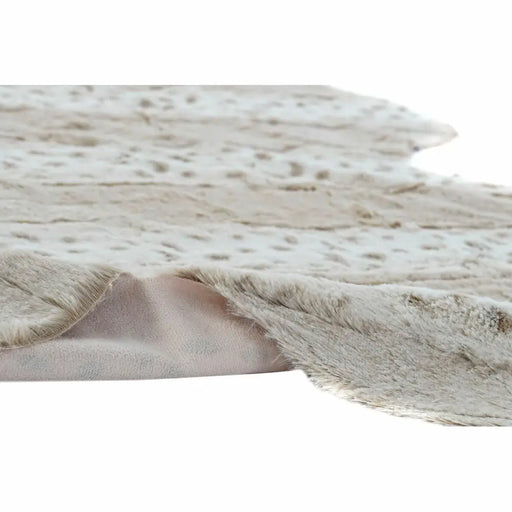Килим DKD Home Decor 160 x 150 x 2 cm Бежов полиестер С коса