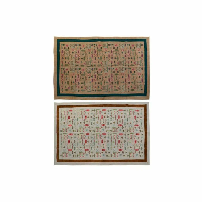 Килим DKD Home Decor 160 x 230 x 0,4 cm полиестер Бял Ikat
