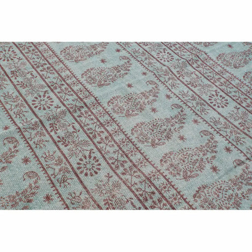 Килим DKD Home Decor 160 x 230 x 0,4 cm Син полиестер Зелен