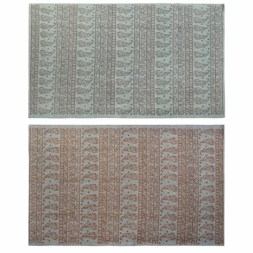 Килим DKD Home Decor 160 x 230 x 0,4 cm Син полиестер Зелен