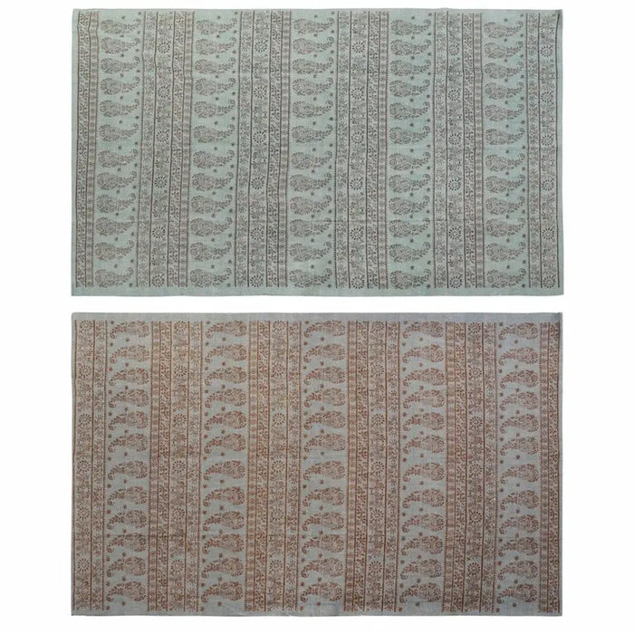 Килим DKD Home Decor 160 x 230 x 0,4 cm Син полиестер Зелен
