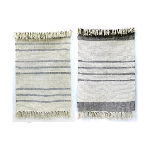 Килим DKD Home Decor 160 x 230 x 0,75 cm Сив полиестер Бял