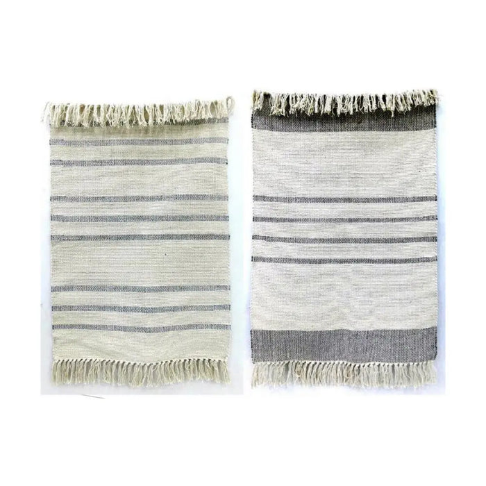 Килим DKD Home Decor 160 x 230 x 0,75 cm Сив полиестер Бял
