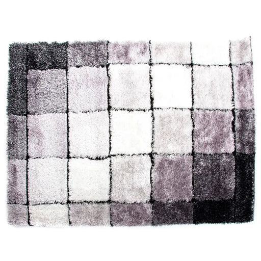 Килим DKD Home Decor 160 x 230 x 2 cm Черен полиестер Бял