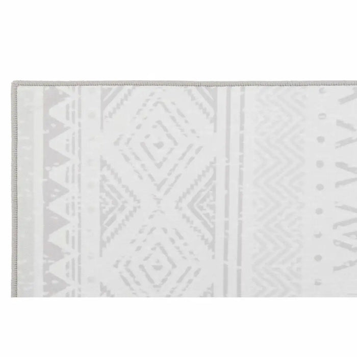 Килим DKD Home Decor Бежов Бял Ikat (200 x 290 x 0,4 cm)