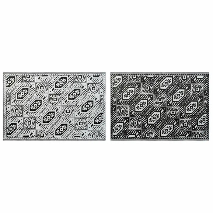 Килим DKD Home Decor Бял Черен Етнически (2 броя) (150 x