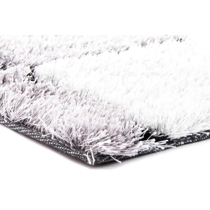 Килим DKD Home Decor Черен полиестер Бял Картини 120 x 180