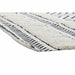 Килим DKD Home Decor Черен Зиг-Заг Бял (160 x 226 x 0,7 cm)