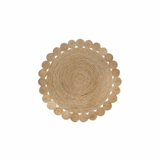 Килим DKD Home Decor Кафяв Естествен 150 x 150 x 1 cm