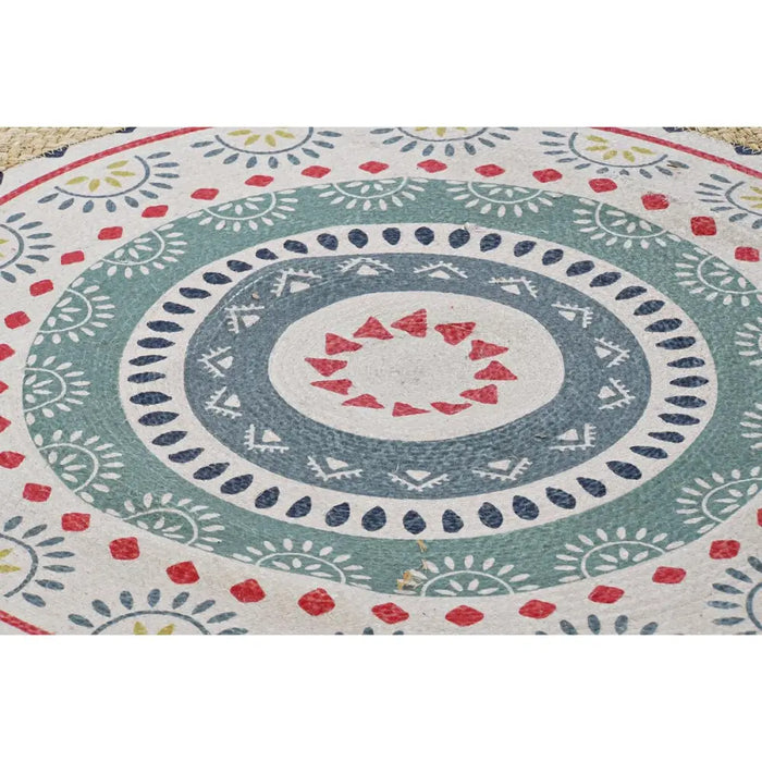 Килим DKD Home Decor Кафяв Многоцветен (200 x 200 x 0,75 cm)