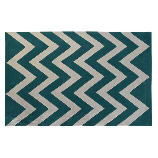 Килим DKD Home Decor полиестер Зиг-Заг Двуцветен 120 x 180