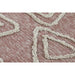 Килим DKD Home Decor Розов теракота Бял Ресни Град (120 x