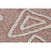 Килим DKD Home Decor Розов теракота Бял Ресни Град (160 x