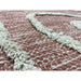 Килим DKD Home Decor Розов теракота Бял Ресни Град (160 x