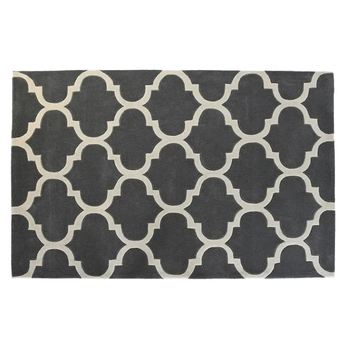 Килим DKD Home Decor Сив полиестер 120 x 180 x 2 cm