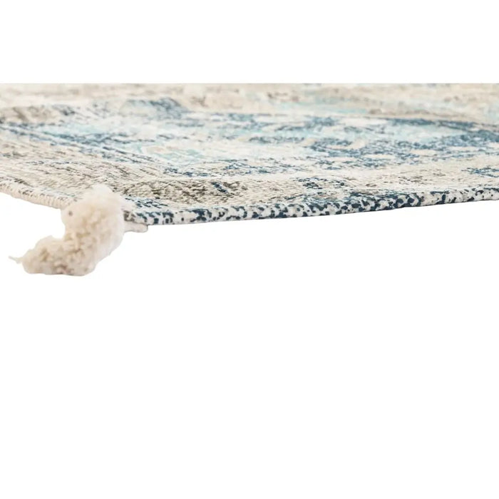 Килим DKD Home Decor Завършек със състаряващо покритие Син