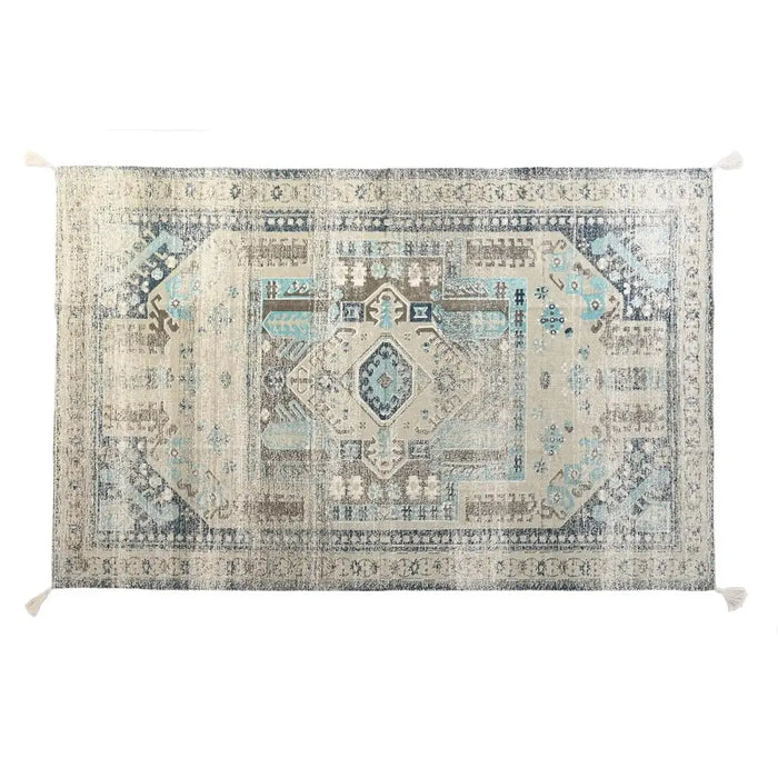 Килим DKD Home Decor Завършек със състаряващо покритие Син