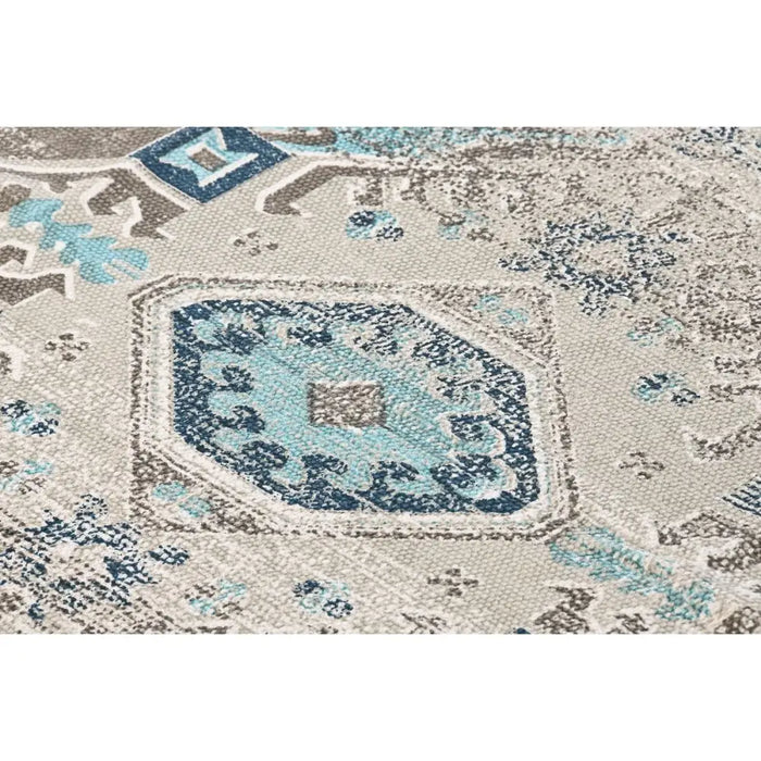 Килим DKD Home Decor Завършек със състаряващо покритие Син