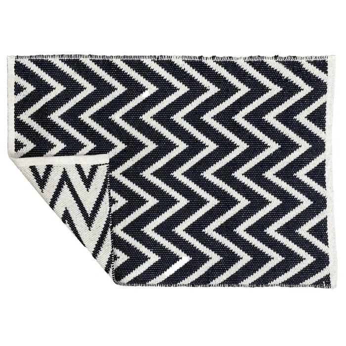 Килим DKD Home Decor Зиг-Заг Двуцветен Град (120 x 180 x 1