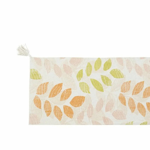 Килим DKD Home Decor Бежов Многоцветен Лист на растение