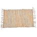 Килим Gift Decor Бял Естествен Райета 60 x 1 x 90 cm (12