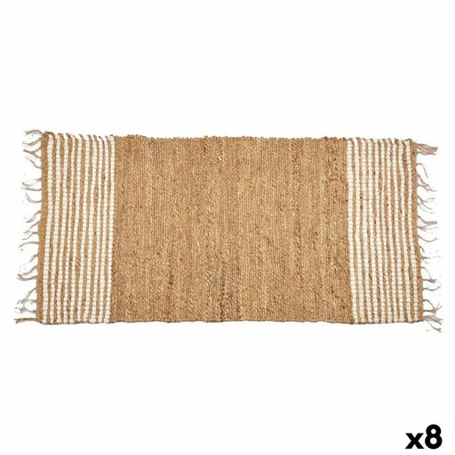 Килим Gift Decor Черен Естествен Райета 70 x 1 x 140 cm (8