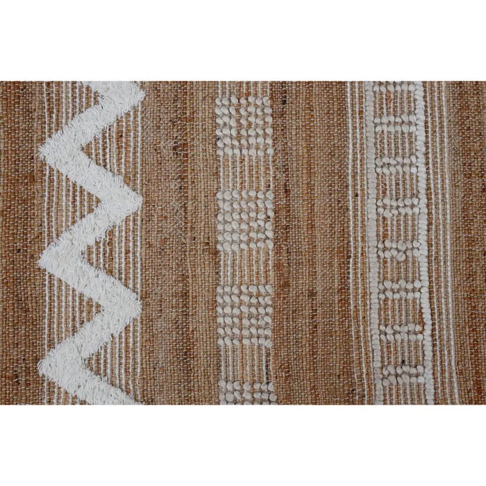 Килим Home ESPRIT Бял Кафяв Boho 75 x 175 x 1 cm