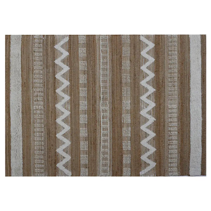 Килим Home ESPRIT Бял Кафяв Boho 140 x 200 x 1 cm