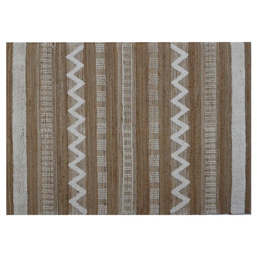 Килим Home ESPRIT Бял Кафяв Boho 200 x 300 x 1 cm