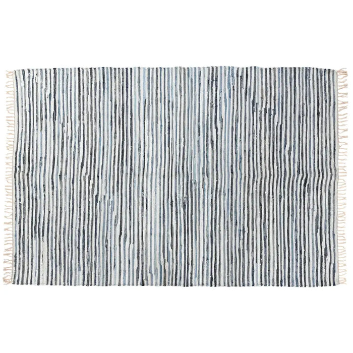 Килим Home ESPRIT Син Бял 160 x 230 x 0,5 cm
