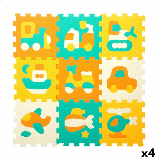 Килим Пъзел Colorbaby Многоцветен Пластмаса EVA 90 x 90 cm