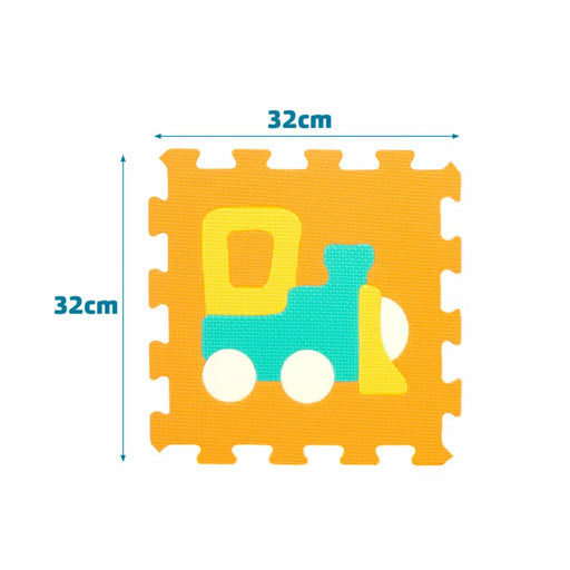 Килим Пъзел Colorbaby Многоцветен Пластмаса EVA 90 x 90 cm