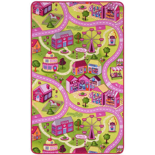 КИЛИМ SWEET VILLAGE РОЗОВО 100Х165СМ