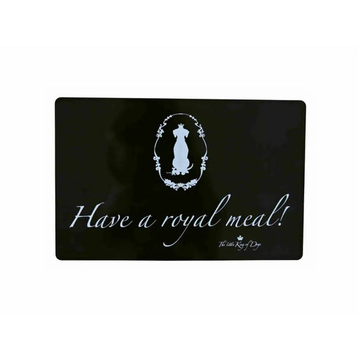 Килимче Trixie Have a royal meal Черен Пластмаса 44 × 28 cm