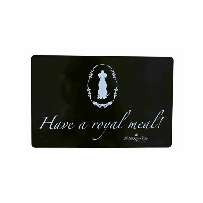 Килимче Trixie Have a royal meal Черен Пластмаса 44 × 28 cm