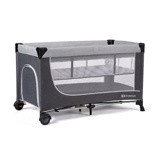 KinderKraft кошара за пътуване LEODY сива