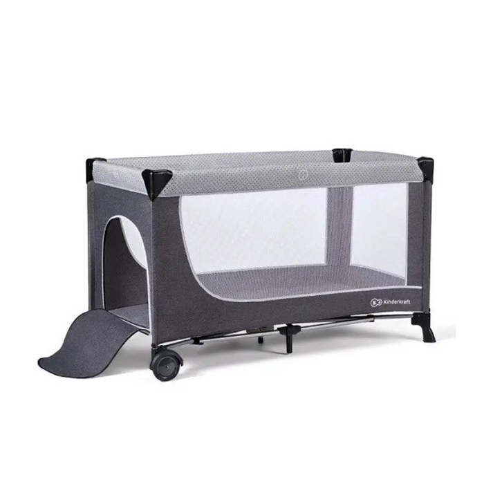 KinderKraft кошара за пътуване LEODY сива