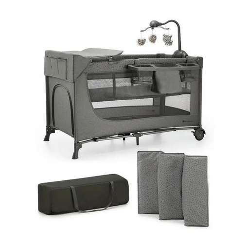 KinderKraft Пътно креватче JOY 2 ТЪМНО СИВО