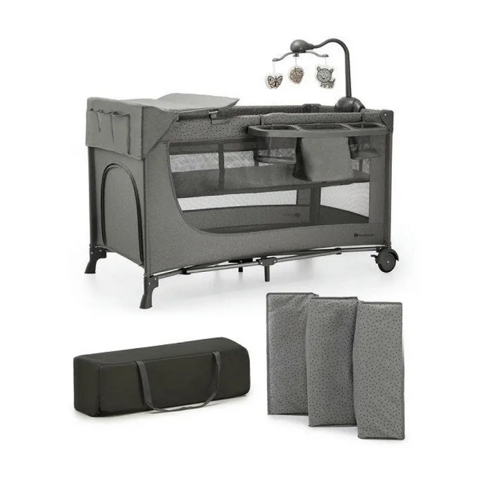 KinderKraft Пътно креватче JOY 2 ТЪМНО СИВО