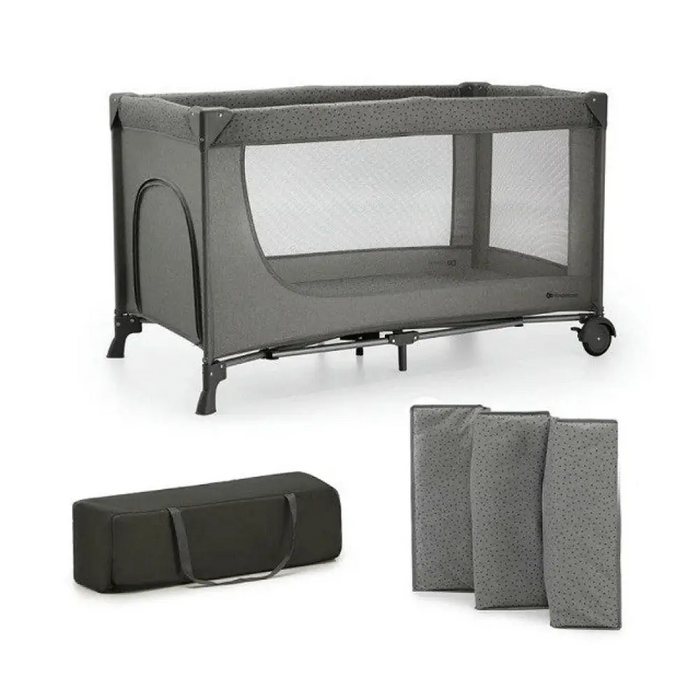 KinderKraft Пътно креватче JOY 2 ТЪМНО СИВО