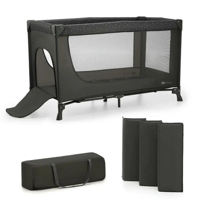 KinderKraft Пътно креватче JOY LIGHT GREY