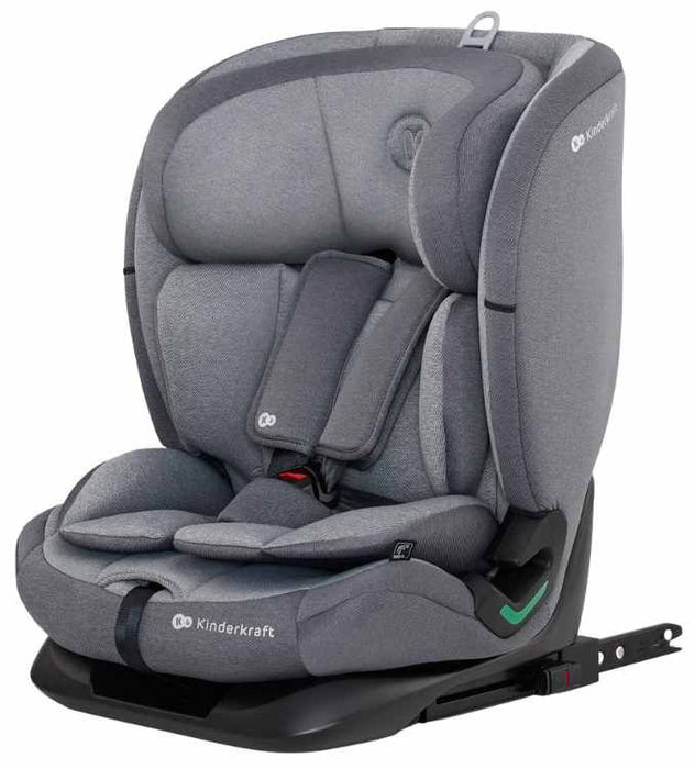 Столче за кола KinderKraft - Oneto3, i-Size, 76-150 cm, Cool grey