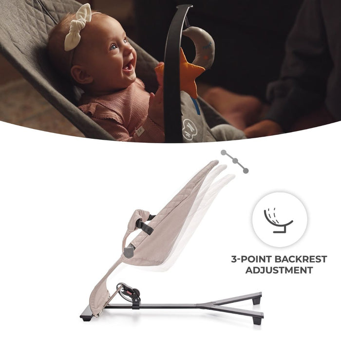 Бебешки шезлонг KinderKraft - Mimi, Beige