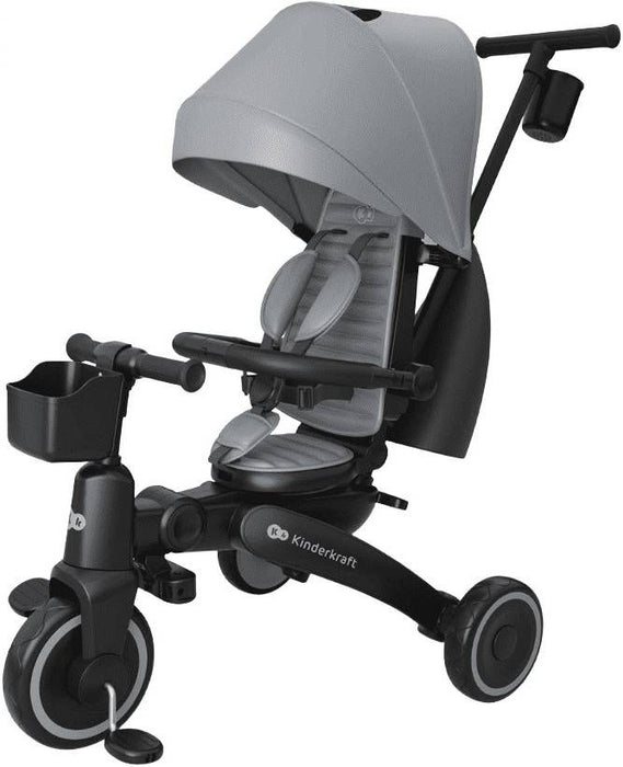 Сгъваема триколка KinderKraft - Jazz 3, Grey