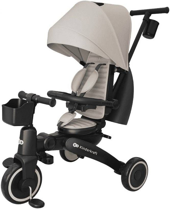 Сгъваема триколка KinderKraft - Jazz 3, Beige