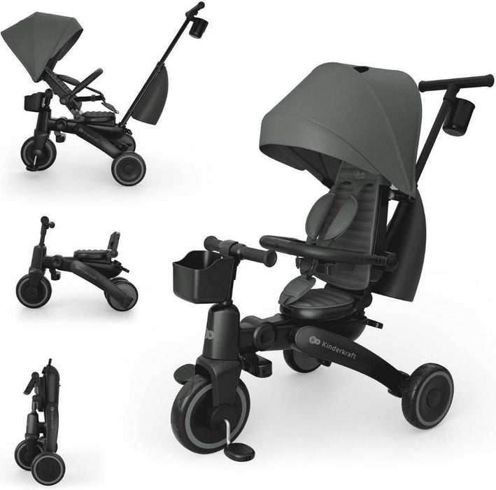 Сгъваема триколка KinderKraft - Jazz 3, Green