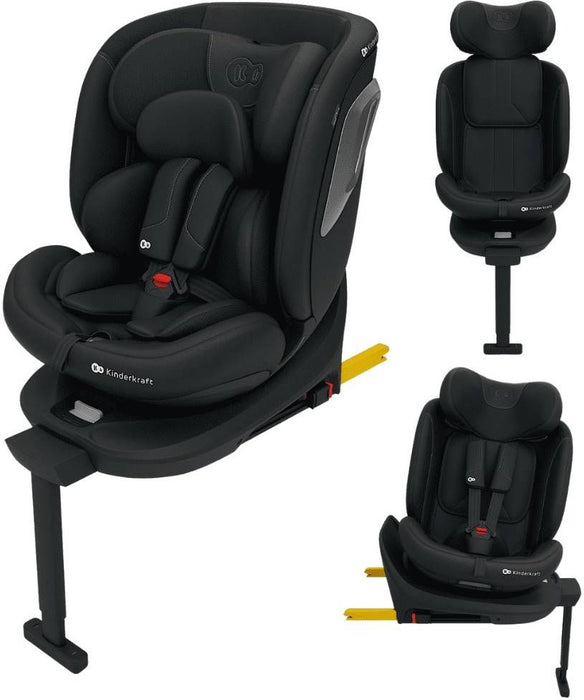 Столче за кола KinderКraft - I-360 2 Plus, Black