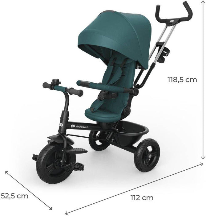 Триколка KinderKraft - Aston 2 Plus, Green