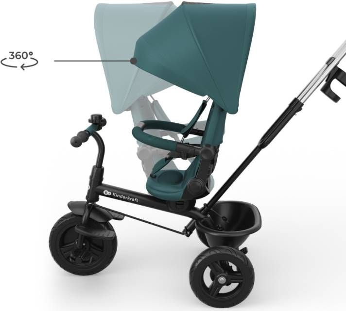 Триколка KinderKraft - Aston 2 Plus, Green